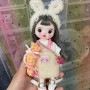 LOVELY CHIPIE MISCHIEF DOLL 16 CM FULLY ARTICULATED + OUTFIT + WIG + SHOES LATI YELLOW SIZE