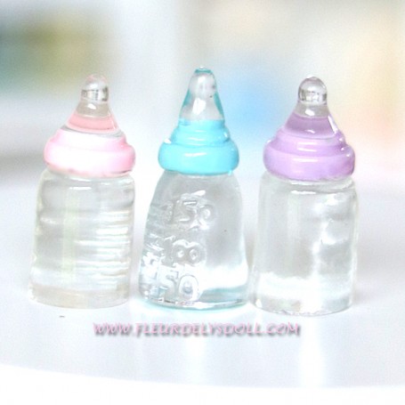 Biberon Eau Miniature Poupee Bebe Barbie Bjd Stodoll Ob11 Lati Yellow Pukifee Dollhouse Diorama