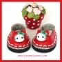 CHAUSSURES HELLO KITTY KAWAII EN CUIR POUR POUPÉE BJD OB11 STODOLL AMY DOLL LATI WHITE SP PUKIPUKI PETITES OBITSU DOLLS