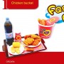 KFC MEAL TRAY & COCA MINIATURE FAST FOOD 2009 RE-MENT DOLL MINIATURE DOLL DIORAMA BARBIE BLYTHE PULLIP NENDOROID OB11 STODOLL
