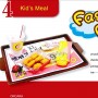 HAPPY MEAL TRAY WITH GIFT MINIATURE FAST FOOD RE-MENT DOLL MINIATURE DOLL DIORAMA BARBIE BLYTHE PULLIP NENDOROID OB11 STODOLL