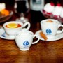 CAPPUCCINO COFFEE CUP AND SAUCER MINIATURE BARBIE FASHION ROYALTY BLYTHE PULLIP DOLL PHICEN ACTION FIGURE DIORAMAS 1:6