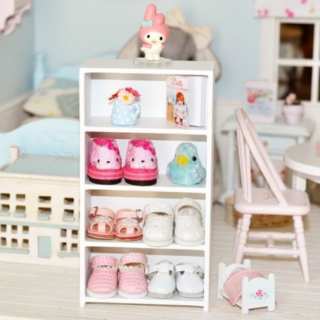 Doll Furniture  Shoes Rack For  Dollhouse LE 