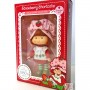 STRAWBERRY SHORTCAKE SWEET SLEEPER 46 + BOOK + CARD STRAWBERRY SHORTCAKE SCENTED DOLL CHARLOTTE AUX FRAISES VINTAGE DESIGN 1980