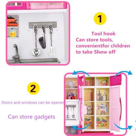ACCESSOIRES OG - ENSEMBLE DE CUISINIÈRE POUR POUPÉE DE 46 CM - POUPÉES, BARBIE ET FIGURINES / Our génération
