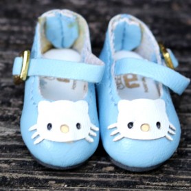 HELLO KITTY BLUE HAND MADE SHOES FOR BJD DOLL QBABY LATI YELLOW BLYTHE MEADOWDOLLS TWINKLES LATI YELLOW PULLIP