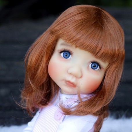 DOLL WIG ASIA RED FOX 9.10" BJD MEADOWDOLLS MAE ADRYN ZWERGNASE BLYTHE CUSTOM DOLLS ...
