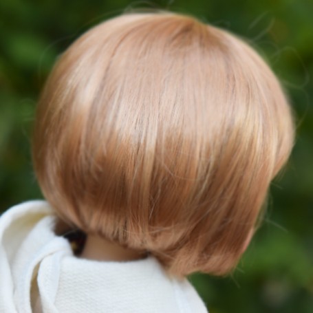 PERRUQUE pour poupée Cheveux naturels Taille 4 24 cm - Doll