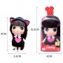 ROSE CANDY DOLL 9 CM (3.5") LOVELY DOLL GIFT WITH KEYCHAIN INCLUDED