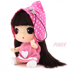 BABY ROSE DOLL 9 CM (3.5") LOVELY DOLL GIFT WITH KEYCHAIN INCLUDED