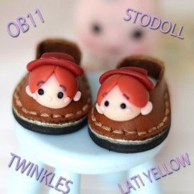 CHAUSSURES KAWAII GIRLY CUIR POUR POUPÉE BJD DOLL MEADOWDOLLS TWINKLES LATI YELLOW PUKIFEE ET AUTRES PETITS PIEDS