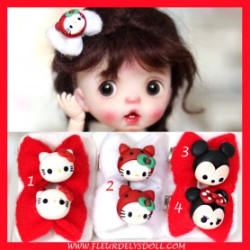 Details about   Hair band Girl Cute Pink Blue Rabbit Bear Hello Kitty Mickey Red Multi Color 