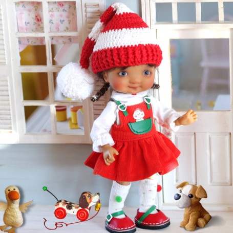 doll and me christmas dress