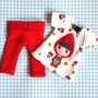 DRESS + LEGGINGS OUTFIT FOR BJD DOLL MEADOWDOLLS TWINKLES LATI YELLOW PUKIFEE IRREALDOLL AND OTHER SMALL DOLLS