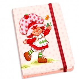 NOTEBOOK 240 PAGES FROM STRAWBERRY SHORTCAKE SCENTED DOLL COLLECTION CHARLOTTE AUX FRAISES VINTAGE DESIGN 1980