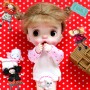 TEE SHIRT JAUNE & BLANC POUR POUPEE BJD OB11 STODOLL AMYDOLL LATI WHITE SP MEADOWDOLLS NUNU NENDOROID OBITSU DDF YMY DOLLS