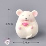 SOURIS 3 CM DOLL MINIATURE POUPÉE BARBIE FASHION ROYALTY STODOLL OB11 LATI YELLOW PUKIFEE BJD BLYTHE PULLIP DOLLHOUSE DIORAMA
