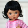 PERRUQUE MONIQUE WIG JESSICA BLACK 12.13 POUR POUPÉE BJD MEADOWDOLLS SAFFI BAILEY 18" DOLLS