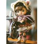 PREORDER : LOVELY PEONY DOLL 20 CM FULLY ARTICULATED + OUTFITS IN BOX HOLALA DOLL SIZE