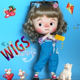 WIGS & VELCRO FOR QBABY by RODGER DOLL