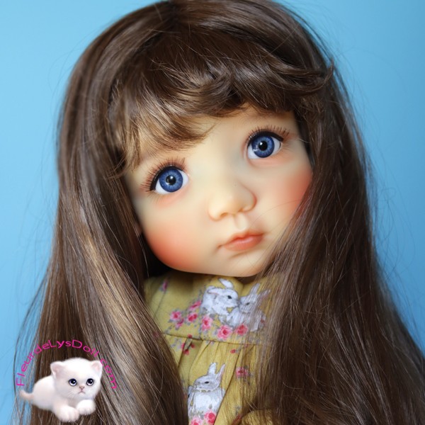 Très ancienne PERRUQUE, en MOHAIR | Kaufen auf