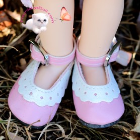 SUMMER DOLL SHOES 5 X 2.5 CM FOR BJD DOLLS WITH A FEET OF 4.7 X 1.7 CM