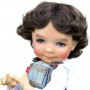 ANGEL COFFEE 7/8" DOLL WIG FOR BJD DOLL DIANNA EFFNER LITTLE DARLING NIKKI BRITT DOLLS DOLLFIE MSD KAYE WIGGS
