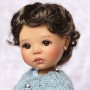 ANGEL COFFEE 7/8" DOLL WIG FOR BJD DOLL DIANNA EFFNER LITTLE DARLING NIKKI BRITT DOLLS DOLLFIE MSD KAYE WIGGS