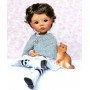 ANGEL COFFEE 7/8" DOLL WIG FOR BJD DOLL DIANNA EFFNER LITTLE DARLING NIKKI BRITT DOLLS DOLLFIE MSD KAYE WIGGS