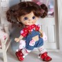 POUPEE STODOLL DOLL BEBE DIMPLES TAN CACAHUETTE ORIGINAL EXCLUSIVE DOLL OB11 CORPS YMY OU DDF TAILLE OB11 & AMYDOLL