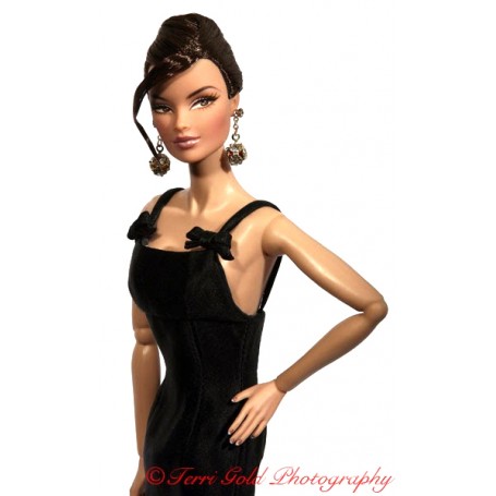 white christmas dresses Barbie After 5 Silkstone Doll – Mattel Creations main image 1