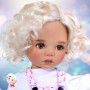 PERRUQUE MONIQUE MARINA DOLL WIG CURLY BLONDE 12.13 POUR POUPÉE BJD MEADOWDOLLS BIG SAFFI BAILEY SILVIA SCARLETT... 18" DOLLS