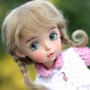 MOHAIR LISON GINGER 7/8" DOLL WIG FOR BJD DOLL DIANNA EFFNER LITTLE DARLING NIKKI BRITT DOLLS DOLLFIE MSD KAYE WIGGS