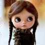 PURE MOHAIR BROWN LONG BRAIDS WIG 10-11" BJD BLYTHE MEADOWDOLLS MAE ADRYN ZWERGNASE DOLL