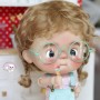 PERRUQUE DOLL WIG CHOUPETTA SOFT MOHAIR GINGEMBRE 10-11 POUPÉE BJD QBABY BLYTHE MEADOWDOLLS MAE ADRYN ZWERGNASE