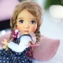 PERRUQUE DOLL WIG NEW LONG SOFT MOHAIR GINGEMBRE 10-11 POUPÉE BJD QBABY BLYTHE MEADOWDOLLS MAE ADRYN ZWERGNASE