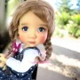 PERRUQUE DOLL WIG NEW LONG SOFT MOHAIR GINGEMBRE 10-11 POUPÉE BJD QBABY BLYTHE MEADOWDOLLS MAE ADRYN ZWERGNASE