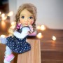 PERRUQUE DOLL WIG NEW LONG SOFT MOHAIR GINGEMBRE 10-11 POUPÉE BJD QBABY BLYTHE MEADOWDOLLS MAE ADRYN ZWERGNASE