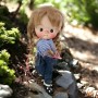 PERRUQUE DOLL WIG NEW LONG SOFT MOHAIR GINGEMBRE 10-11 POUPÉE BJD QBABY BLYTHE MEADOWDOLLS MAE ADRYN ZWERGNASE