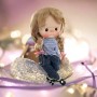 PERRUQUE DOLL WIG NEW LONG SOFT MOHAIR GINGEMBRE 10-11 POUPÉE BJD QBABY BLYTHE MEADOWDOLLS MAE ADRYN ZWERGNASE
