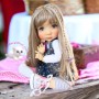 PERRUQUE DOLL WIG CUSTOM MATHILDE 10.11 POUPEE QBABY BJD MEADOWDOLLS MAE AYA ZWERGNASE BLYTHE QBABY ROGERDOLL CUSTOM DOLLS