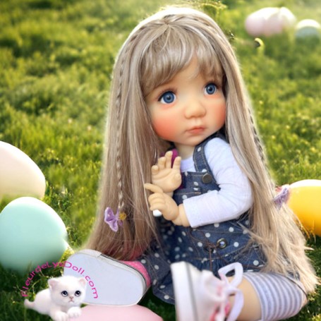 PERRUQUE DOLL WIG CUSTOM MATHILDE 10.11 POUPEE QBABY BJD MEADOWDOLLS MAE AYA ZWERGNASE BLYTHE QBABY ROGERDOLL CUSTOM DOLLS