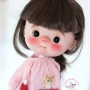 PERRUQUE DOLL WIG BISCOTTE BLOND 9.10" POUPÉE BJD QBABY RODGERDOLL MEADOWDOLLS MAE ZWERGNASE BLYTHE CUSTOM DOLLS
