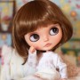 PERRUQUE DOLL WIG BOB CARAMEL 10/11" POUPÉE BJD MEADOWDOLLS MAE ADRYN BLYTHE CUSTOM DOLLS
