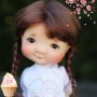 PERRUQUE MOHAIR MAFALDA DOLL WIG  7/8" POUPÉE  BJD DIANNA EFFNER LITTLE DARLING NIKKI BRITT DOLLS DOLLFIE MSD KAYE WIGGS...