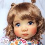 DOLL WIG CURLY COCO HONEY 8/9 BJD DOLL MEADOWDOLLS DUMPLING PULLIP KAYE WIGGS WICHTEL MUI CHAN MIDDIE BLYTHE