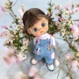EN STOCK : POUPÉE STODOLL DOLL EGGY TAN PRALINE DOLL 13 CM TAILLE OB11 AMYDOLL NENDOROID OBITSU ...