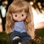 PERRUQUE DOLL WIG ALIZEE MIEL 7/8" POUPÉE BJD DIANNA EFFNER LITTLE DARLING NIKKI BRITT DOLLS DOLLFIE MSD KAYE WIGGS...