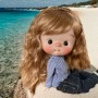 PERRUQUE DOLL WIG ALIZEE MIEL 7/8" POUPÉE BJD DIANNA EFFNER LITTLE DARLING NIKKI BRITT DOLLS DOLLFIE MSD KAYE WIGGS...