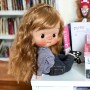 PERRUQUE DOLL WIG ALIZEE MIEL 7/8" POUPÉE BJD DIANNA EFFNER LITTLE DARLING NIKKI BRITT DOLLS DOLLFIE MSD KAYE WIGGS...